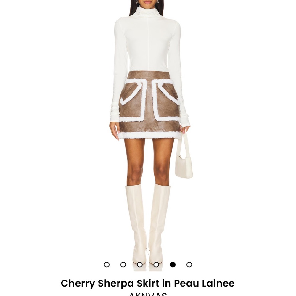 Aknvas Cherry Sherpa Skirt